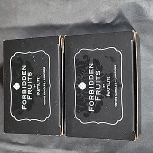 Partylite Forbidden Fruit Votive candles. Tangerine Tease